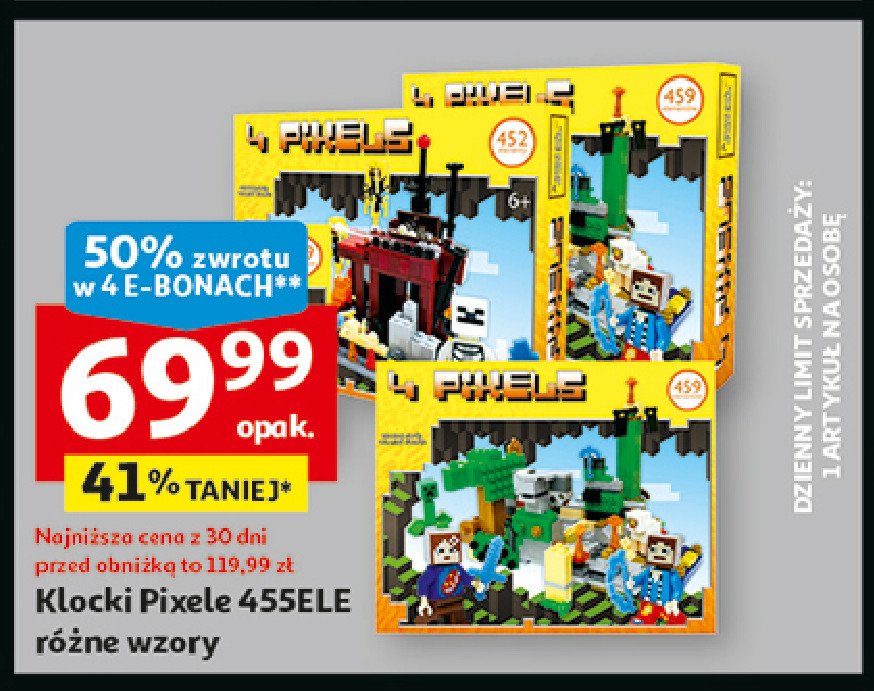 Klocki pixele 459 elem. 4kidz promocja