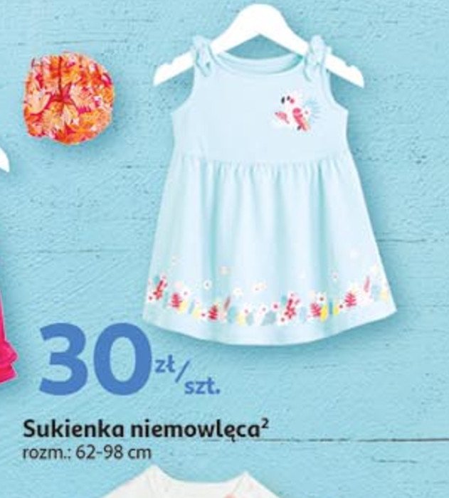 Sukienka niemowlęca 62-98 Auchan inextenso promocja
