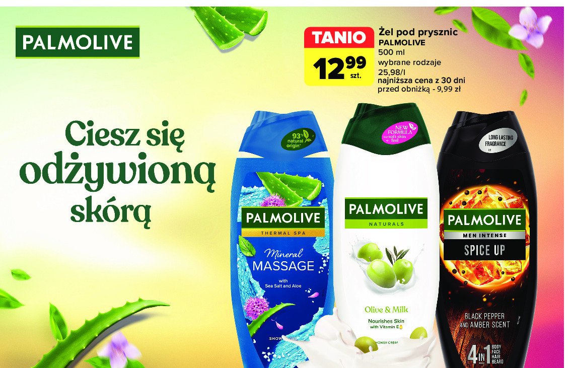 Żel pod prysznic mineral massage Palmolive thermal spa promocja w Carrefour