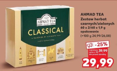 Zestaw herbat czarnych/zielonych promocja w Kaufland