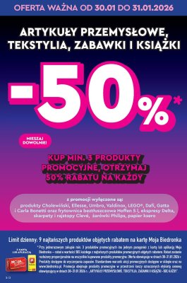 Gazetka, Z ladą tradycyjną, strona 1 promocja w Biedronka
