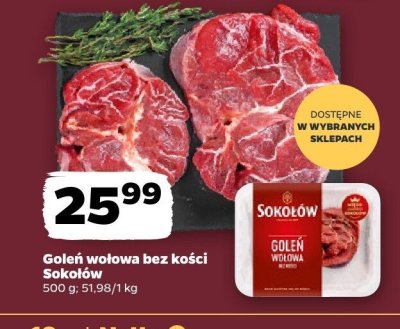 Goleń wołowa bez kości  promocja w Netto