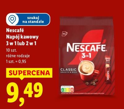 Napój kawowy Nescafé 2 w 1 promocja w Lidl