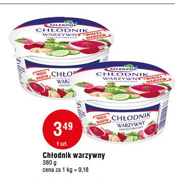 Ch艂odnik warzywny Mlekpol promocja