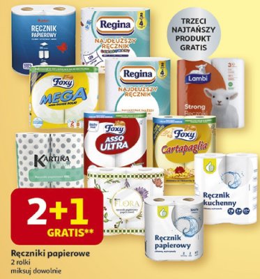 Ręczniki papierowe różne marki promocja w Auchan