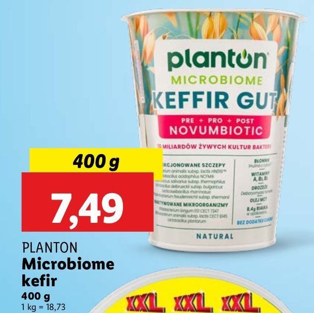 Kefir gut Planton (żywność) promocja