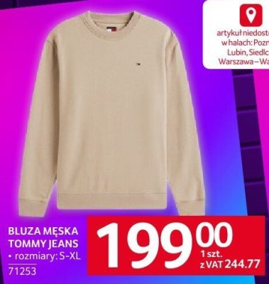 Bluza męska TOMMY JEANS promocja w Selgros