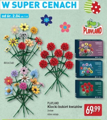 Klocki bukiet kwiatów 896 Playland promocja