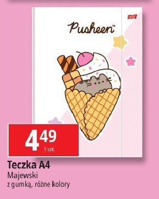 Teczka z gumką a4 pusheen St. majewski promocja