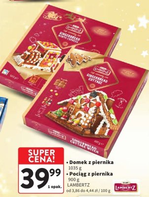 Domek z piernika Lambertz promocja w Intermarche