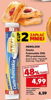 Ciasto Francuskie XXL  promocja w Kaufland