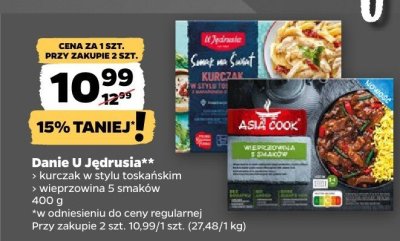 Danie gotowe - kurczak w stylu toskańskim promocja w Netto