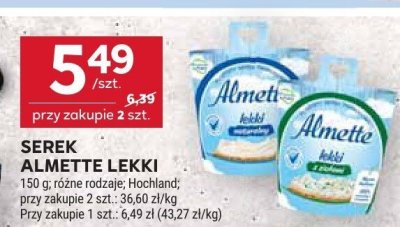 Serek Almette lekki promocja w Stokrotka