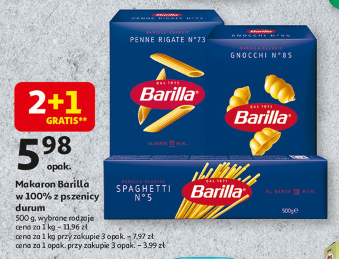 Makaron gnocchi Barilla promocja