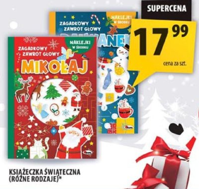 Książeczka świąteczna (różne rodzaje) promocja w Arhelan
