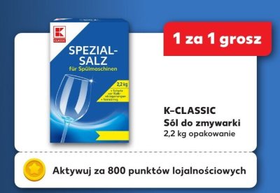 Sól do zmywarki 2,2 kg promocja w Kaufland