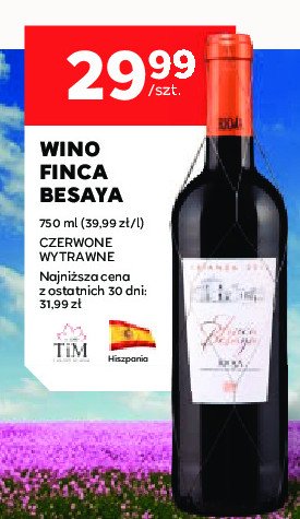 Wino FINCA BESAYA RIOJA CRIANZA promocja