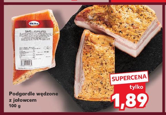 Podgardle wędzone z jałowcem Skiba promocja w Kaufland