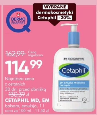 Balsam, emulsja Cetaphil MD, EM, 1 l promocja w Super-Pharm