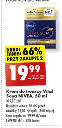 Regenerujący krem na noc Nivea vital soja promocja