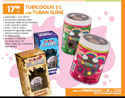 Masa slime neon Tuban promocja