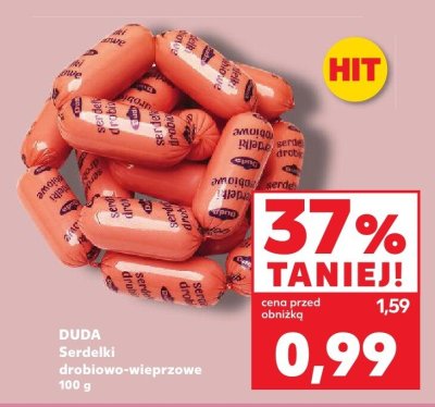 Serdelki drobiowo-wieprzowe Silesia duda promocja w Kaufland