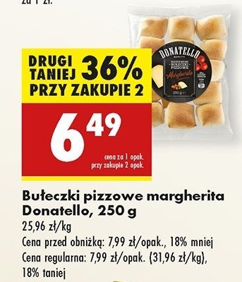 Bułeczki pizzowe margherita Donatello promocja
