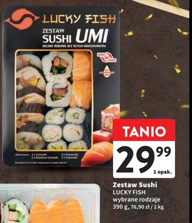 Zestaw sushi Lucky fish promocja