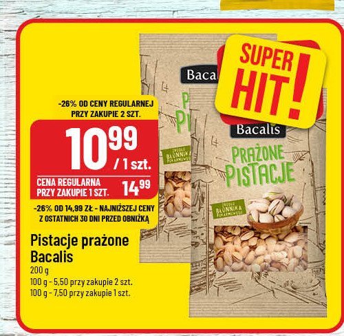 Pistacje Bacalis promocja