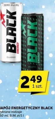 Napój energetyczny Black promocja w Euro Sklep