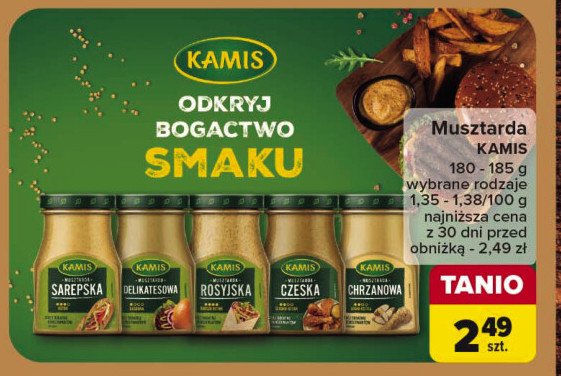 Musztarda czeska Kamis promocja