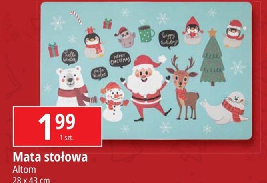 Mata stołowa Altom promocja w Leclerc