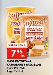 Kajmak masa krówkowa Gostyń promocja