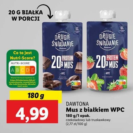 Mus truskawkowy Drugie śniadanie promocja