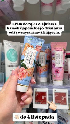 Krem do rąk Bielenda Japan Beauty z olejem z kamelii japońskiej promocja w Rossmann