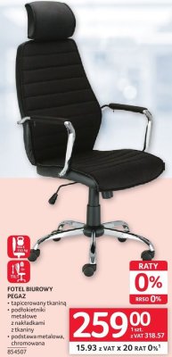 Fotel biurowy FOTEL BIUROWY PEGAZ promocja w Selgros