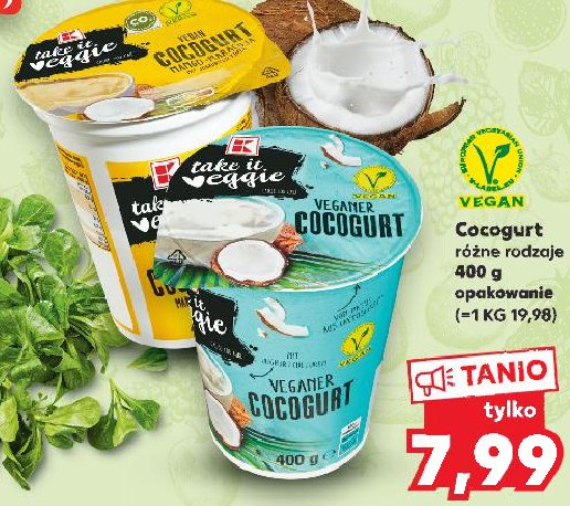 Jogurt kokosowy K-take it veggie promocja