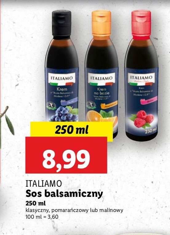 Sos balsamiczny klasyczny Italiamo promocja