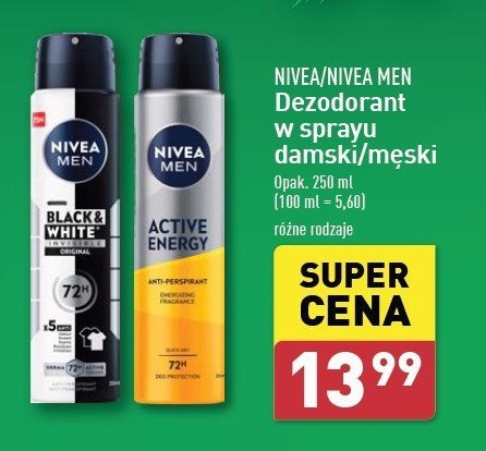 Dezodorant Nivea men active energy promocja