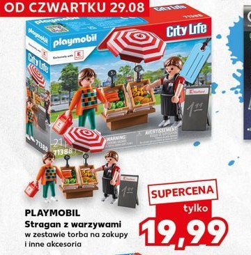 Stragan z warzywami Playmobil city life promocja