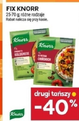 Fix Knorr promocja w Stokrotka