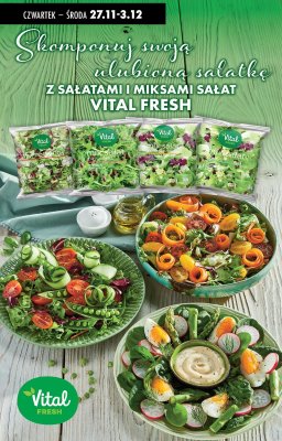 Mix sałat, różne rodzaje promocja w Biedronka