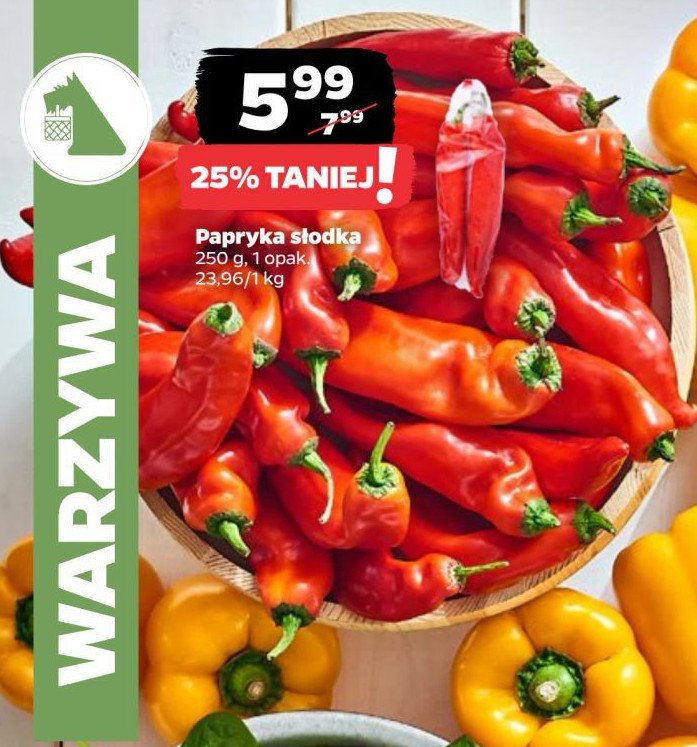 Papryka słodka promocja w Netto