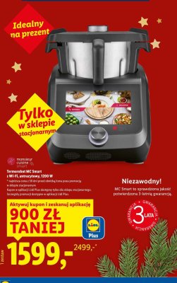 Termorobot MC Smart z Wi-Fi, antracytowy, 1200 W  promocja w Lidl