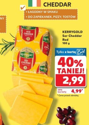 Ser Cheddar Red KERRYGOLD promocja w Kaufland