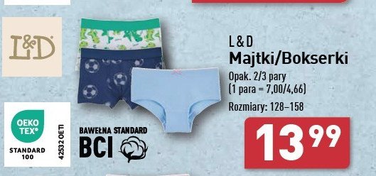 Majtki 128-158 L&d promocja