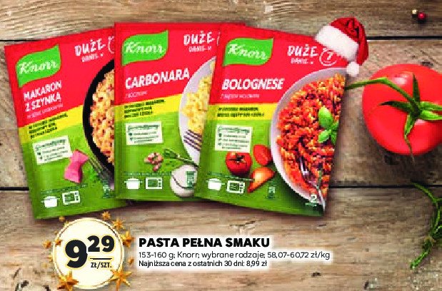 Makaron z szynką w sosie kremowym Knorr pasta pełna smaku promocja w Stokrotka