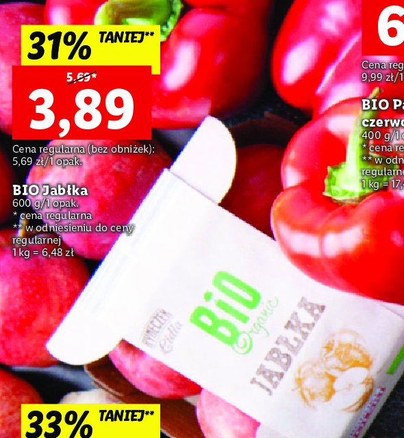 Jabłka Bio organic promocja