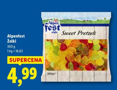 Żelki Alpenfest promocja w Lidl