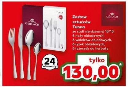 Komplet sztućców w pudełku tunea Gerlach promocja